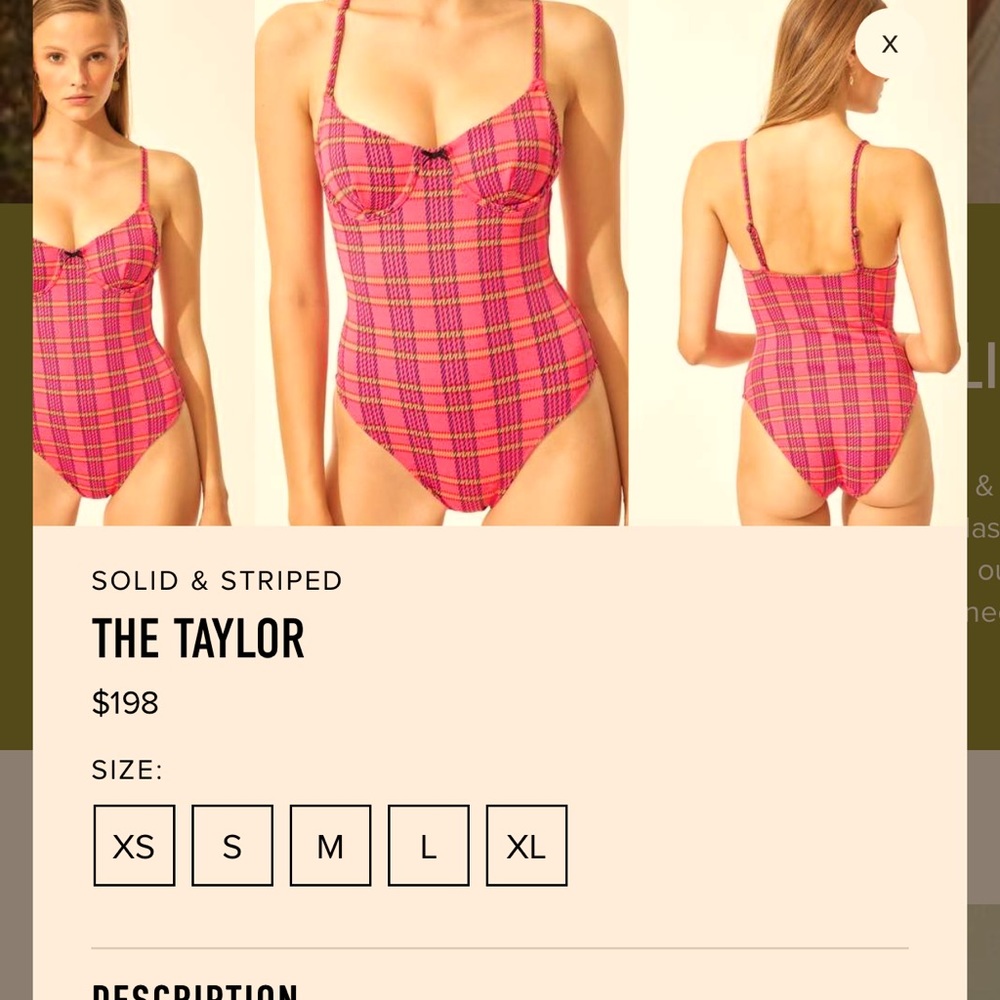 New “the Taylor” suit. Tags and unopened. M.